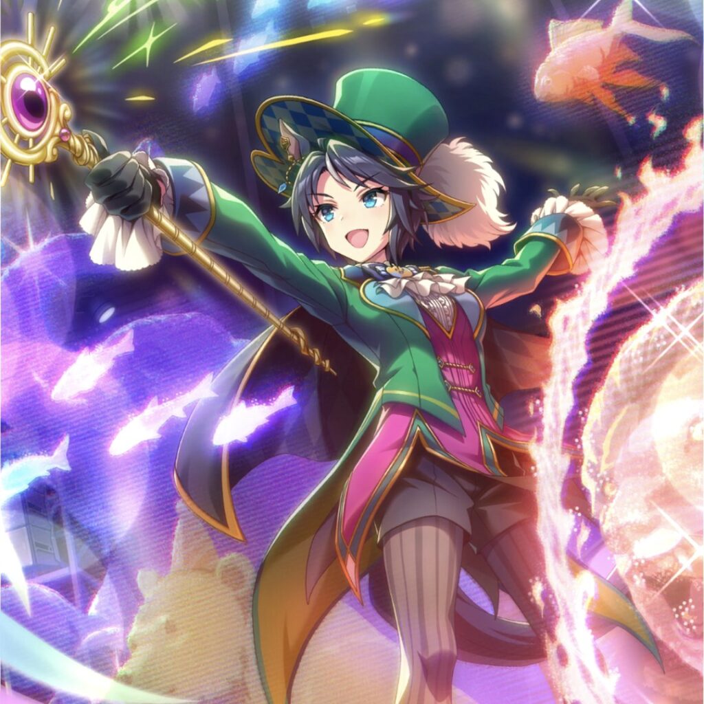 ウマ娘 新規SSR「壇上より魔法を込めて」フジキセキを獲得｜友情35%・やる気50%のマイル先行向け根性サポート、10連に★2以上の保証はない